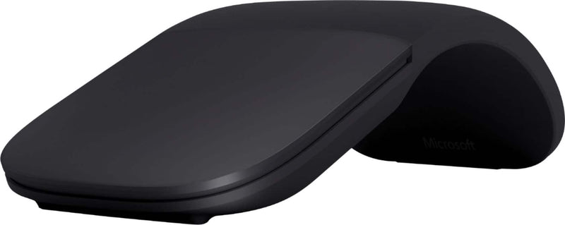 Microsoft - Surface Arc Bluetooth BlueTrack Ambidextrous Mouse for PC - Wireless - Black