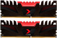 PNY - XLR8 Gaming 16GB (2x8GB)  3200MHz  DDR4 DRAM (PC4-25600) CL16 1.35V Memory Kit - Red