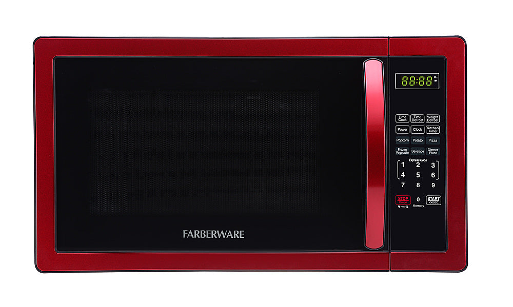 Farberware Classic FMO11AHTBKN - microwave oven - freestanding - metallic red