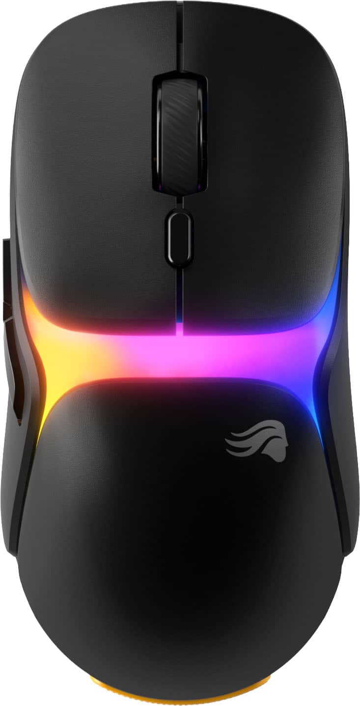 Glorious - Model O3 Lightweight Wireless Optical Gaming Mouse with InfinitePlay Swappable Battery System  Charging Base Station - Wireless - Black