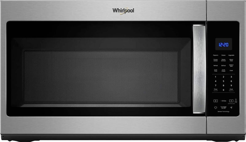 Whirlpool - 1.9 Cu. Ft. Over-the-Range Microwave with Sensor Cooking - Stainless Steel
