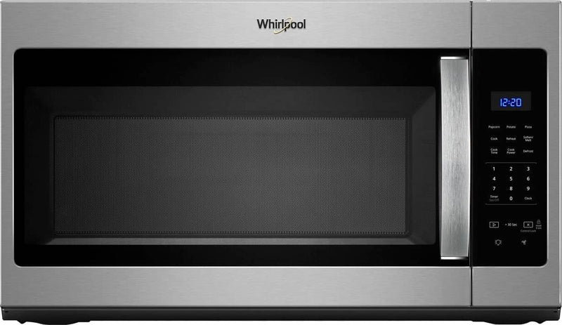 Whirlpool - 1.7 cu. ft. Microwave Hood Combination with Electronic Touch Controls - Stainless Steel