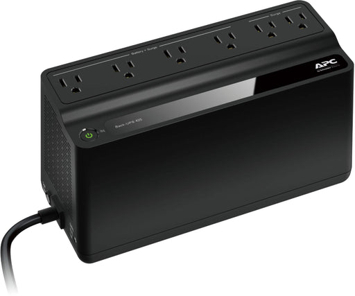 APC - Back-UPS 6 Outlets 425VA 120V - Black