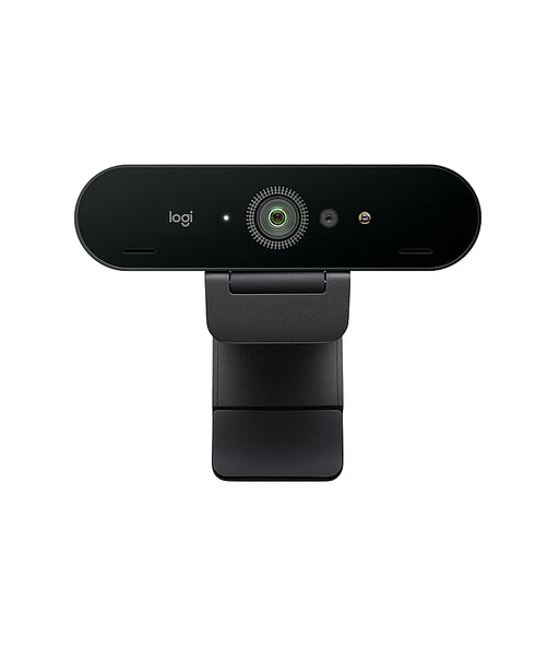 Logitech - Brio Ultra HD Pro 4096 x 2160 Business Webcam with RightLight 3 and Noise-Cancelling Dual Mics - Black