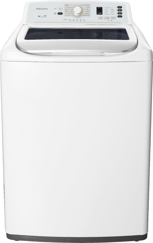 Insignia - 4.1 Cu. Ft. High Efficiency Top Load Washer - White