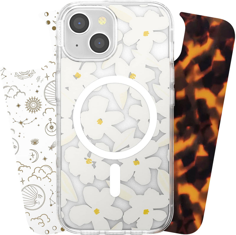 Looks iPhone 15 Swappable Graphic Case Inserts (3 per pack) - compatible with PopSockets PopCase only - Icon Collection