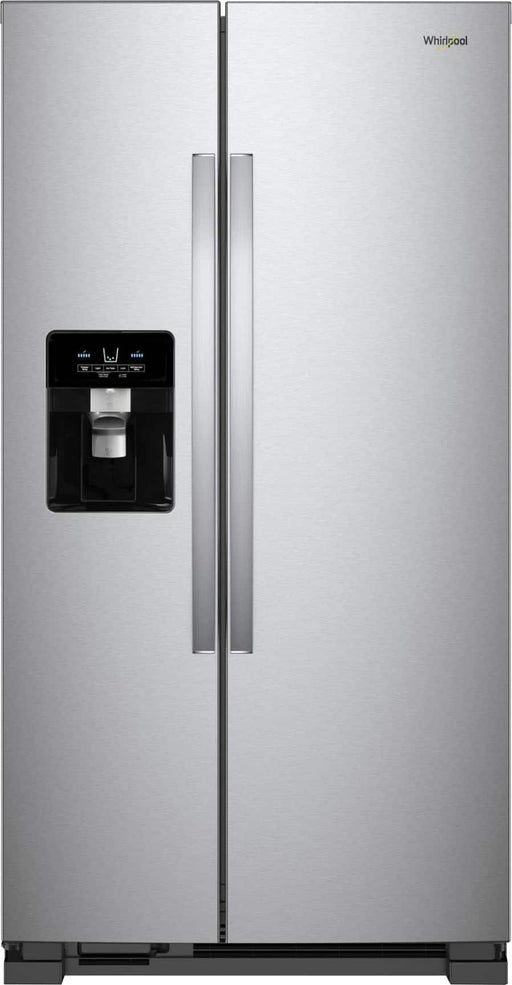 Whirlpool - 25 cu. ft 36-inch Wide Side-by-Side Refrigerator - Fingerprint-Resistant Stainless Finish