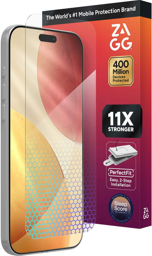 ZAGG - XTR 5 Blue Light Glass Screen Protector for Apple iPhone  17 Pro Max - Clear
