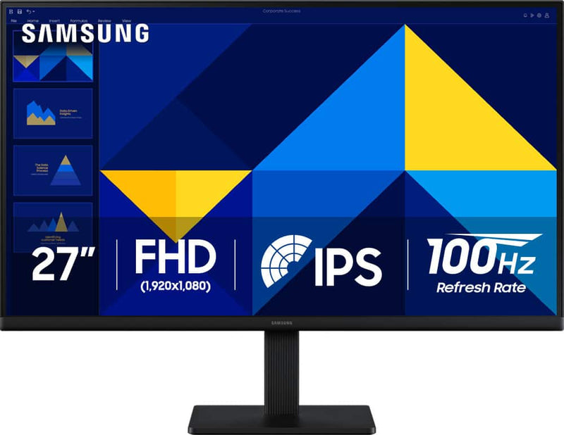 Samsung - 27" S3 (S30GD) IPS LED FHD 100Hz Monitor (HDMI D-sub) - Black