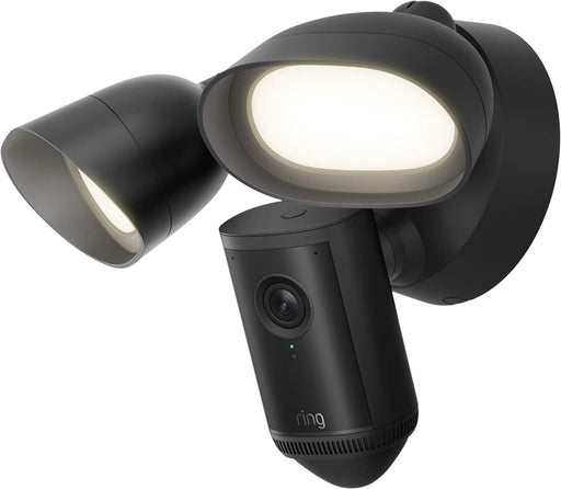 Ring - Floodlight Cam Pro (2nd Gen) Retinal 4K for ultra-clear video 10x Zoom ultra-bright motion-activated floodlights - Black