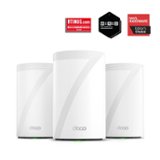 TP-Link - Deco 7 Pro BE11000 Tri-Band Wi-Fi 7 Whole Home Mesh Router System - Deco BE65 Pro (3-pack) - White