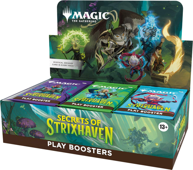 Wizards of The Coast - Magic The Gathering Secrets of Strixhaven Play Booster Box (30 Packs)