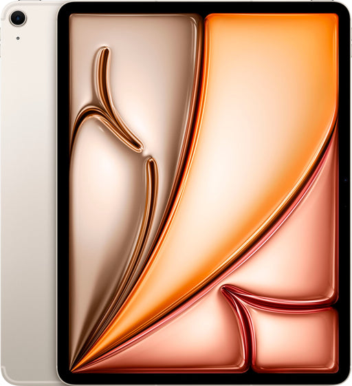 Apple - 13-inch iPad Air M3 chip Built for Apple Intelligence Wi-Fi + Cellular 1TB - Starlight (Unlocked)