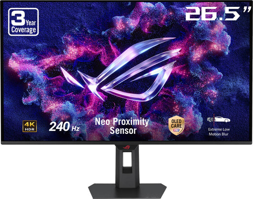 ASUS - ROG Strix 27" 4K OLED 240Hz 0.03ms Gaming Monitor with FreeSync Premium Pro and HDR (DisplayPort HDMI) - Black