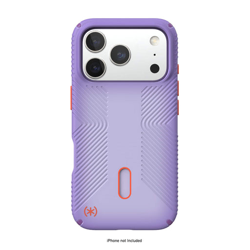 Speck - Presidio Lux Grip CLickLock Case for Apple iPhone 17 Pro - Purple Fade/Magic Purple/New Poppy
