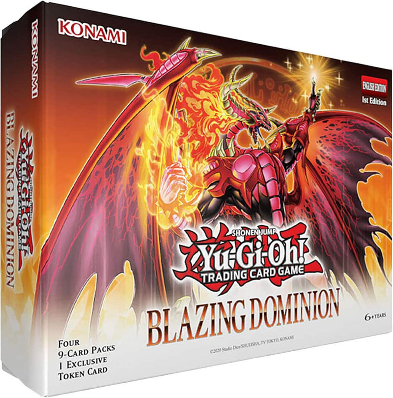 Konami - Yu-Gi-Oh Blazing Dominion 4Pk with Token Card