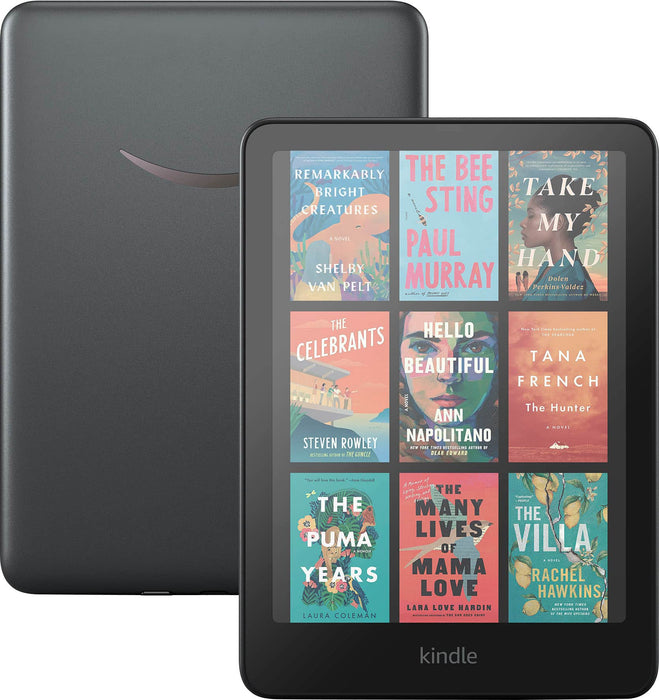 Amazon - Kindle Colorsoft Signature Edition (32 GB)  With color display wireless charging and long battery life - 2024 - Metallic Black