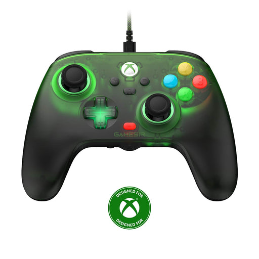 GameSir - T7 Pro Wired Controller Xbox Series XSOne Windows 10/11  Steam Hall Effect Sticks  Triggers 2 Back Buttons RGB - Green