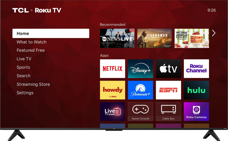 TCL - 85" Class S55LR Series 4K UHD HDR LED Smart TV with Roku TV (2026)