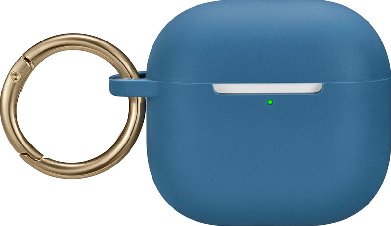 Best Buy essentials - Case for Apple AirPods 4 and AirPods 4 with Active Noise Cancellation (ANC) - Blue