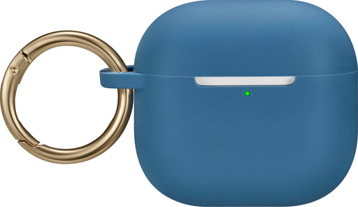 Best Buy essentials - Case for Apple AirPods 4 and AirPods 4 with Active Noise Cancellation (ANC) - Blue