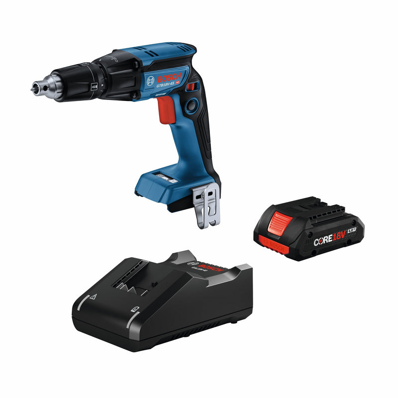 Bosch GTB18V-45B15 4 -Amp 18-volt Lithium ion (Li-ion) Brushless Screw Gun Kit ( 1 -Batteries Included Changer Included )