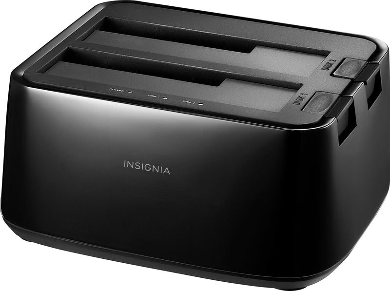 Insignia - 2-Bay HDD docking station