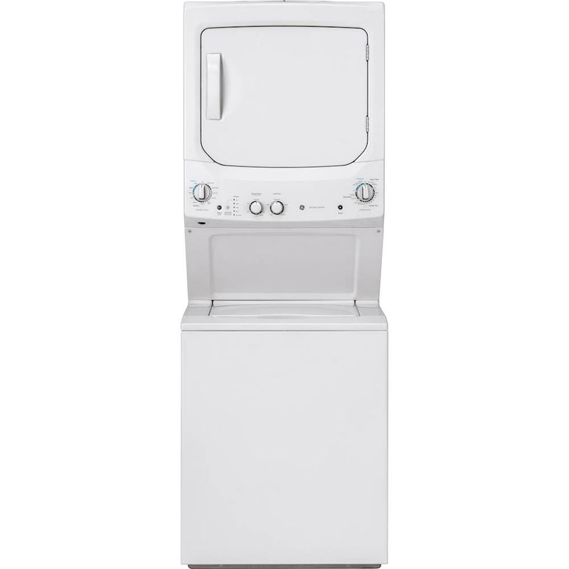 GE - 3.8 Cu. Ft. Top Load Washer and 5.9 Cu. Ft. Electric Dryer Laundry Center - White