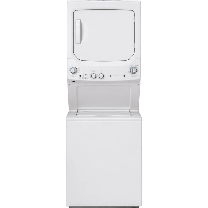 GE - 3.8 Cu. Ft. Top Load Washer and 5.9 Cu. Ft. Electric Dryer Laundry Center - White