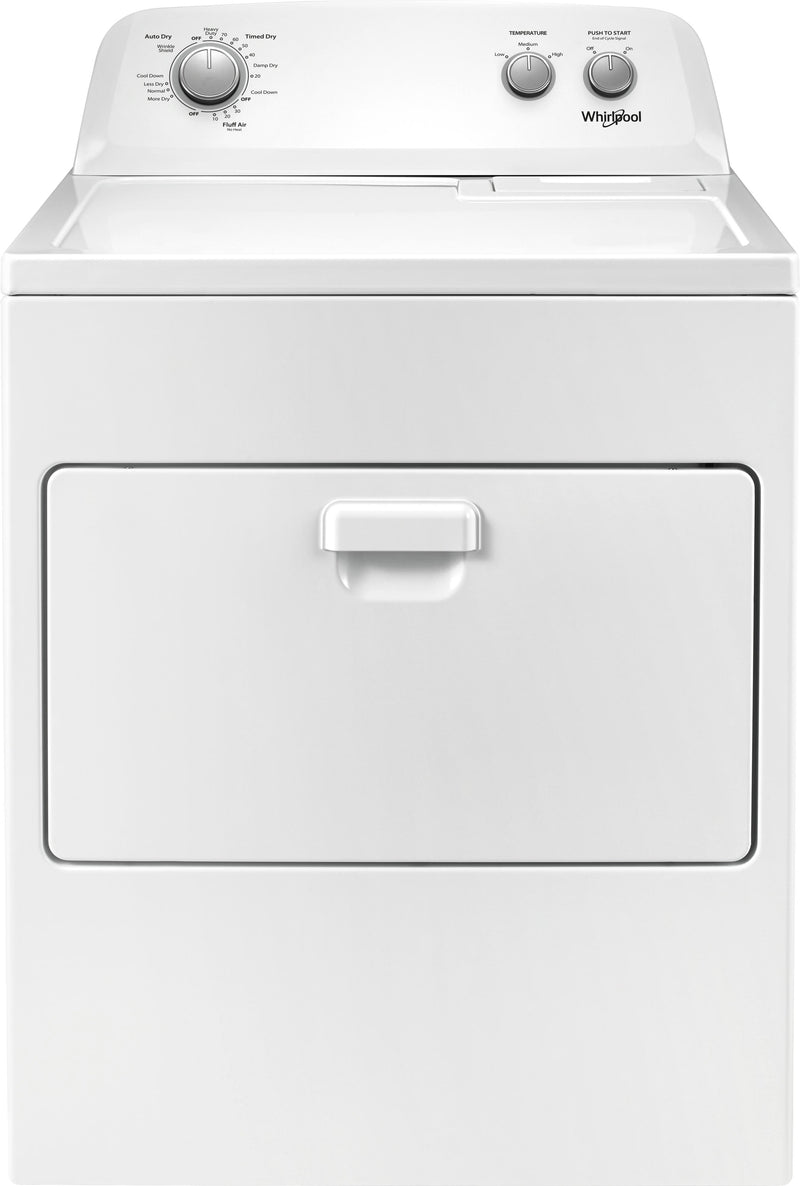 Whirlpool WED4850HW dryer - top loading - freestanding - white