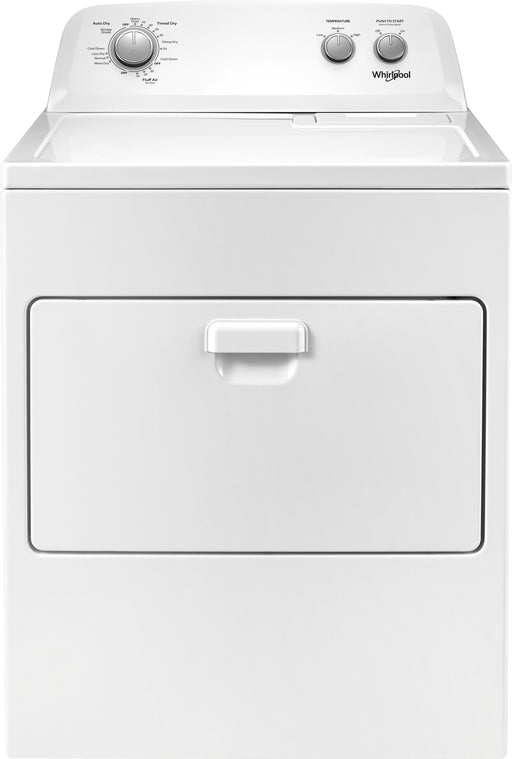 Whirlpool - 7 Cu. Ft. Electric Dryer with AutoDry Drying System - White