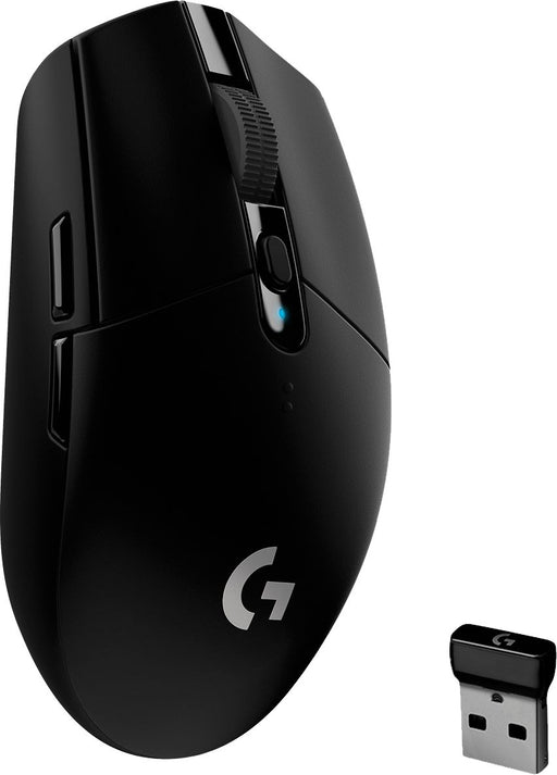 Logitech - G305 LIGHTSPEED Wireless Optical 6 Programmable Button Gaming Mouse with 12000 DPI HERO Sensor - Black