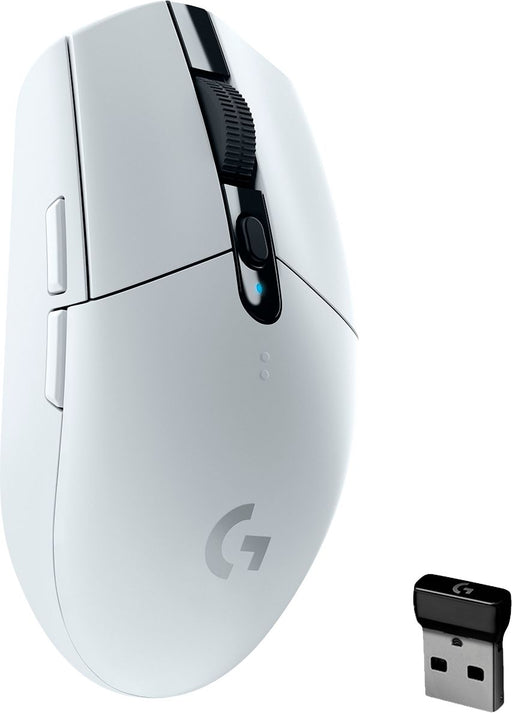 Logitech - G305 LIGHTSPEED Wireless Optical 6 Programmable Button Gaming Mouse with 12000 DPI HERO Sensor - White