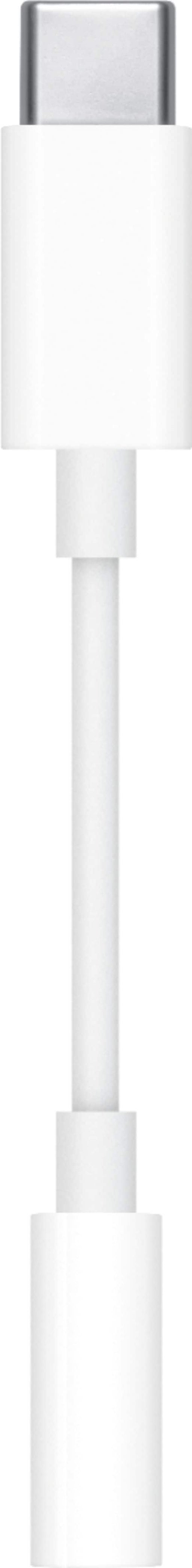 Apple - USB-C to 3.5mm Headphone Jack Adapter - White