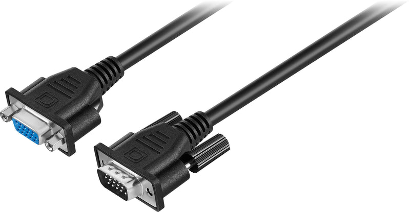 Insignia - 10' Monitor VGA Extension Cable - Black