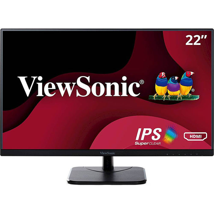 ViewSonic - VA2256-MHD 22" IPS FHD Monitor (HDMI DisplayPort and VGA) - Black