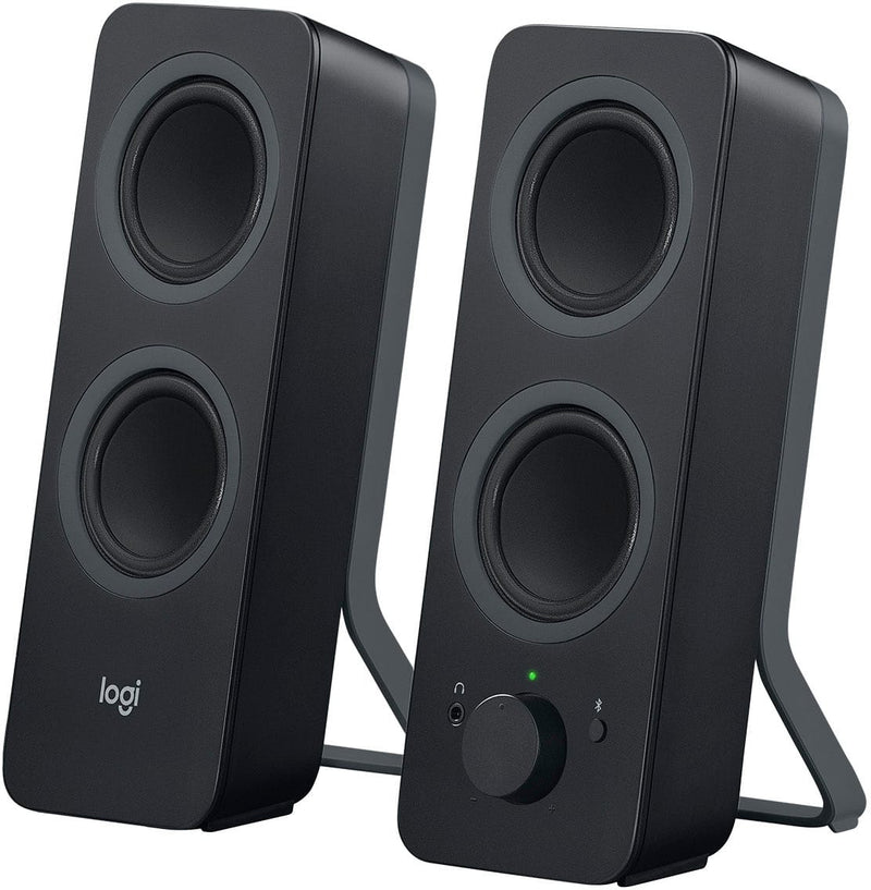 Logitech - Z207 2.0 Bluetooth Stereo Computer Speakers (2-Piece) - Black
