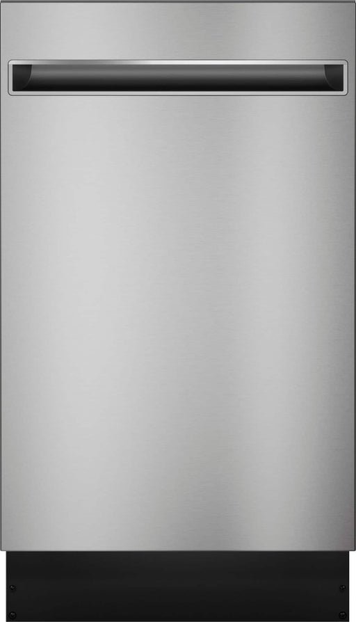 Haier - 18" Front Control Built-In Dishwasher with Stainless Steel Tub - Stainless Steel