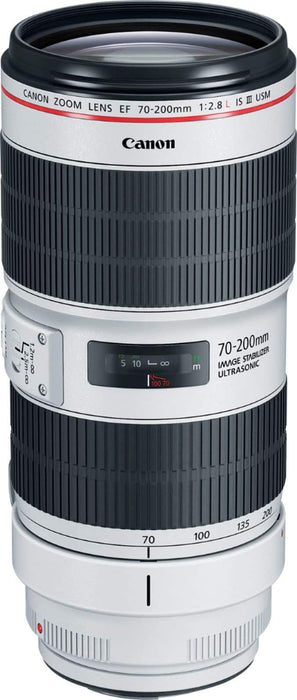 Canon - EF70-200mm F2.8L IS III USM Optical Telephoto Zoom Lens - White