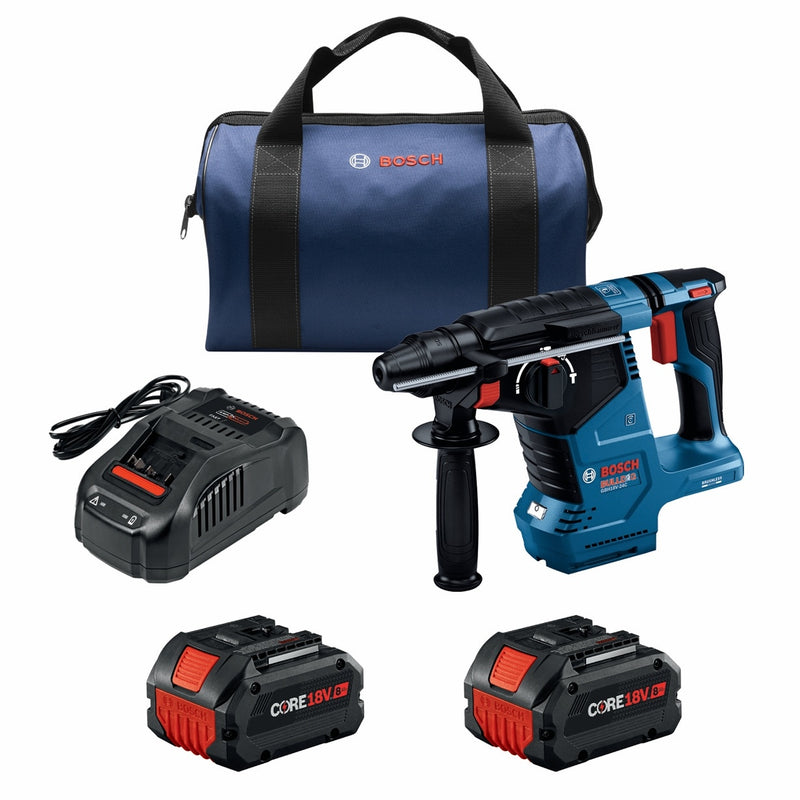 Bosch Bulldog 18-volt 8 -Amp SDS-Plus SDS-plus Variable Speed Cordless Rotary Hammer Drill