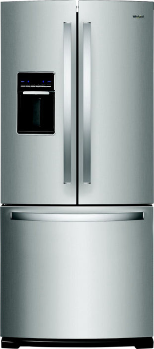 Whirlpool - 19.7 Cu. Ft. French Door Refrigerator - Stainless Steel