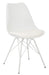 OSP Home Furnishings - Emerson Side Chair with 4 Leg Base - White