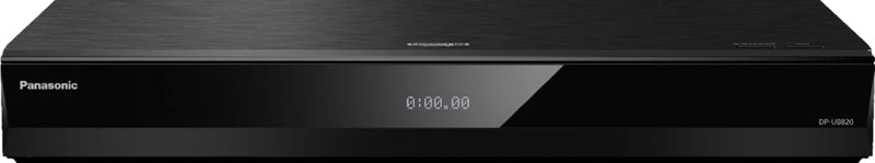 Panasonic - Streaming 4K Ultra HD Hi-Res Audio with Dolby Vision 7.1 Channel DVD/CD/3D Wi-Fi Built-In Blu-Ray Player DP-UB820-K - Black
