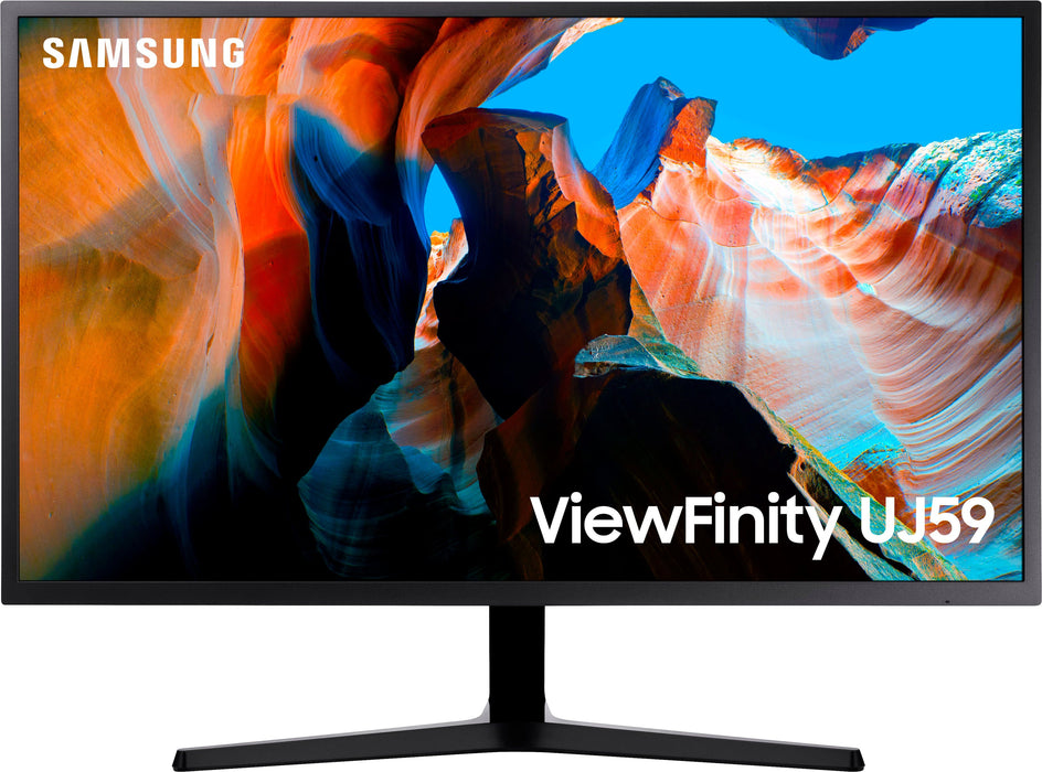 Samsung - 32 ViewFinity UJ590 UHD Monitor - Dark Gray/Blue