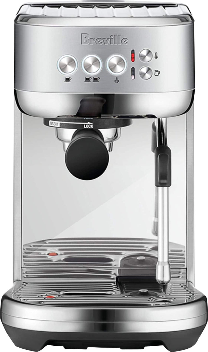 Breville BES500BSS1BUS1 the Bambino Plus - coffee machine with milk frother - 15 bar - brushed stainless steel