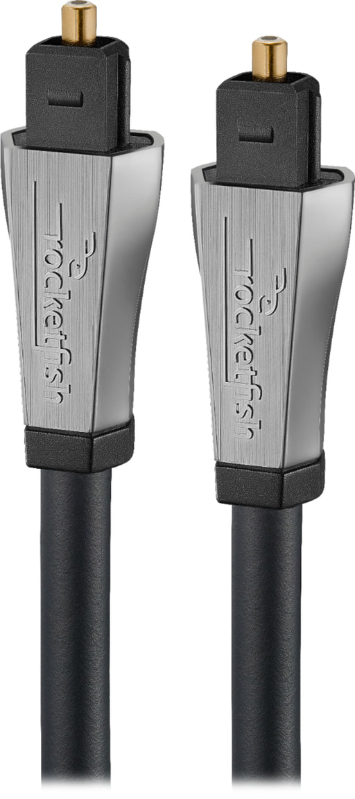 Rocketfish - 25' Toslink Optical Audio Cable - Black