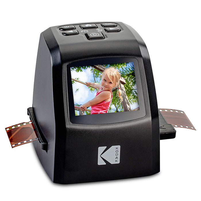 Kodak - Mini Digital Film  Slide Scanner  Converts Film Negatives  Slides to 22 Megapixel JPEG Images  2.4 LCD Screen - Black