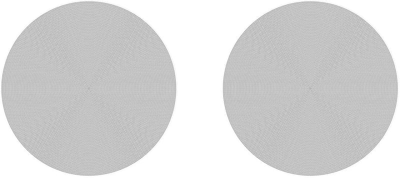 Sonos - Architectural 6-1/2" Passive 2-Way In-Ceiling Speakers (Pair) - White