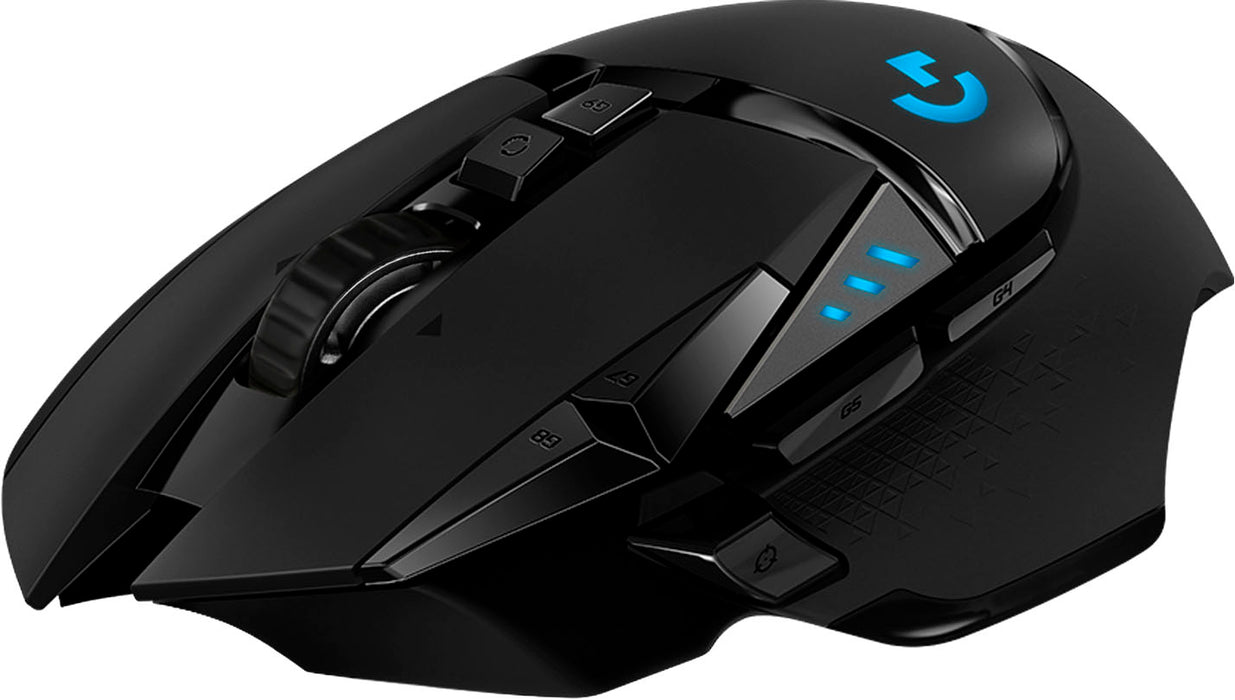 Logitech - G502 Lightspeed Wireless Optical Gaming Mouse with RGB Lighting - Black