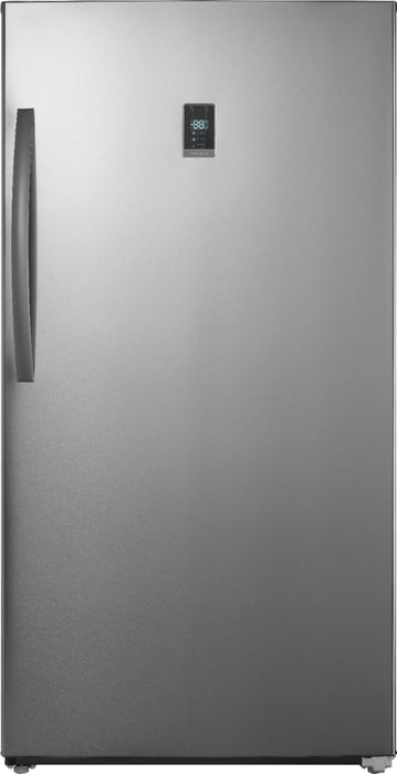 Insignia - 17 Cu. Ft. Garage Ready Convertible Upright Freezer - Stainless Steel